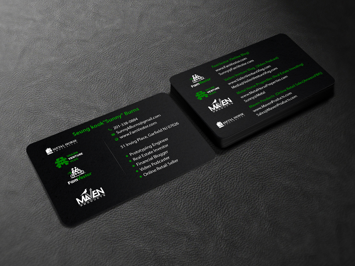 Business Card Design by Creations Box 2015 for FamVestor | Design #13669640