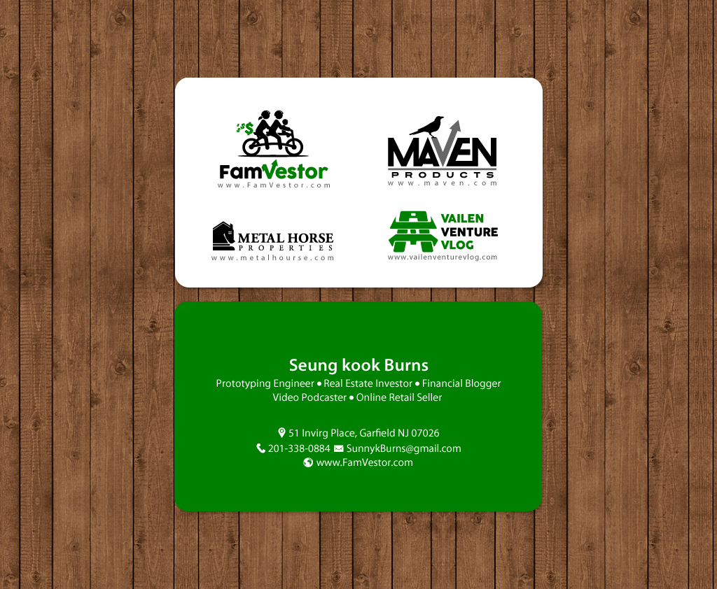Business Card Design by chandrayaan.creative for FamVestor | Design #13661587
