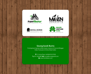 Business Card Design by chandrayaan.creative for FamVestor | Design: #13661587