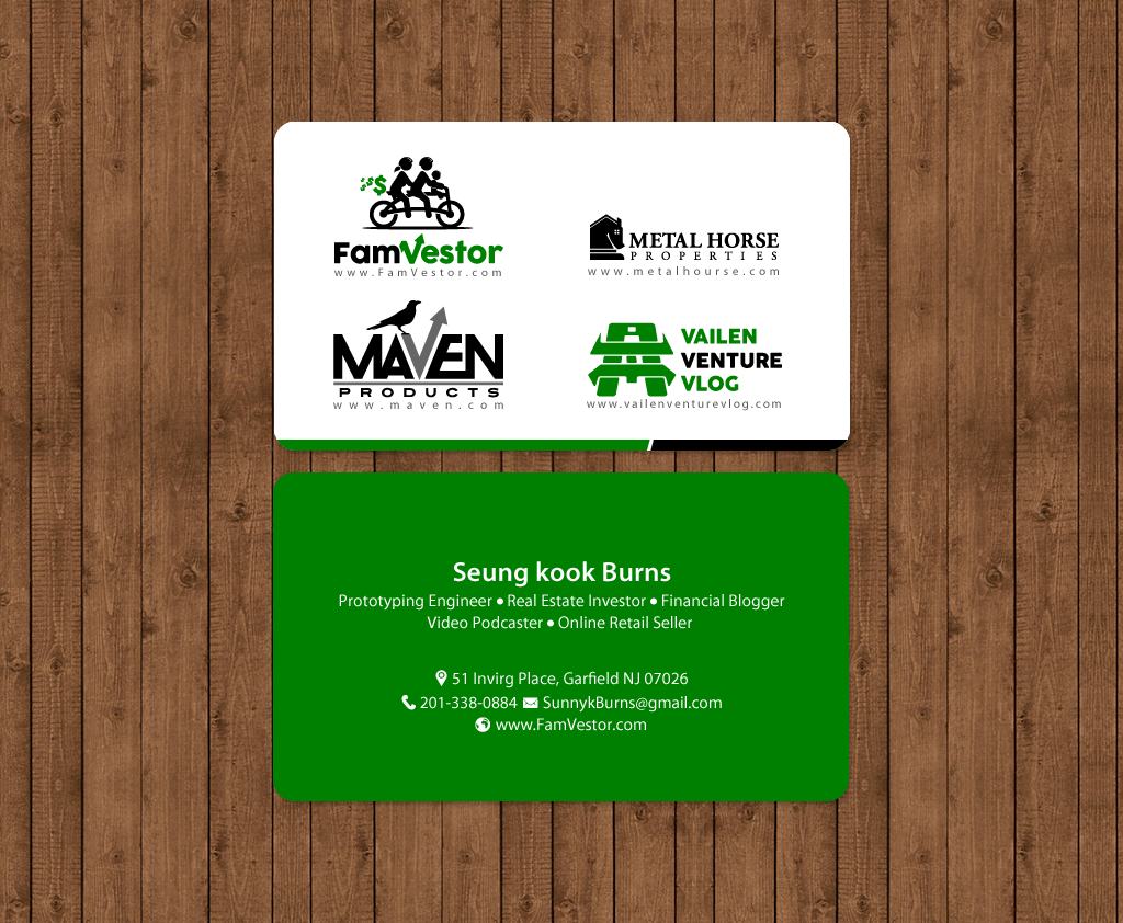 Business Card Design by chandrayaan.creative for FamVestor | Design #13661588