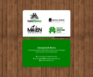 Business Card Design by chandrayaan.creative for FamVestor | Design: #13661588