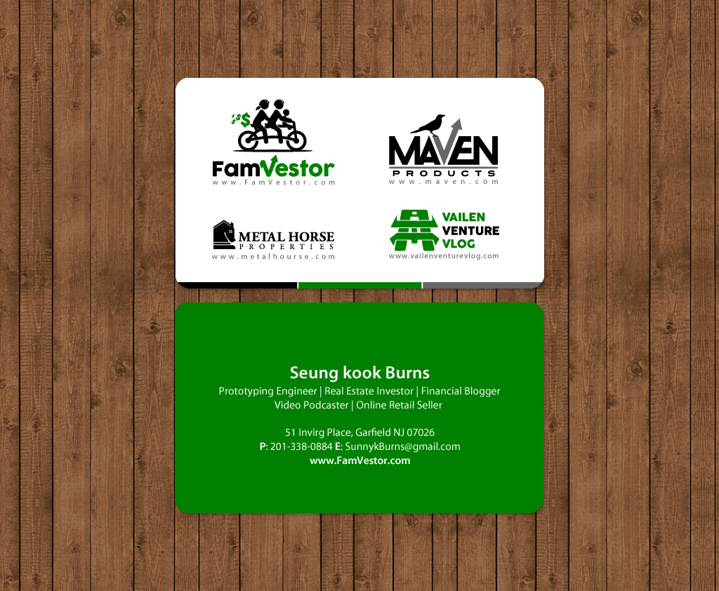 Business Card Design by chandrayaan.creative for FamVestor | Design #13661592