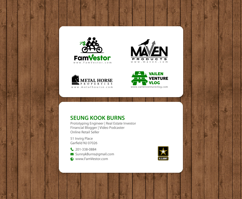 Business Card Design by chandrayaan.creative for FamVestor | Design #13661602