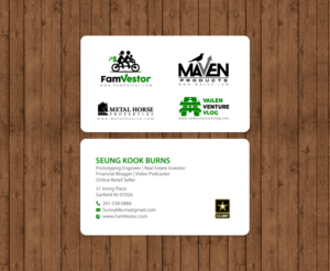 Business Card Design by chandrayaan.creative for FamVestor | Design: #13661602