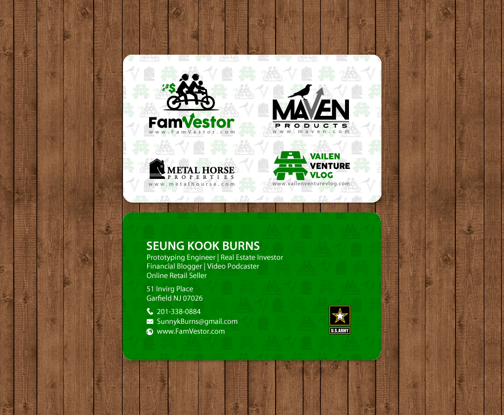 Business Card Design by chandrayaan.creative for FamVestor | Design #13661603