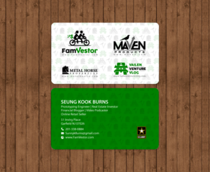 Business Card Design by chandrayaan.creative for FamVestor | Design: #13661603
