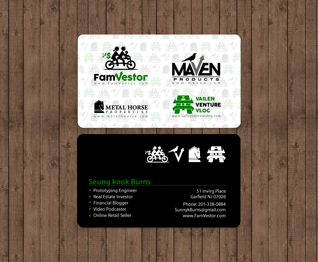 Business Card Design by chandrayaan.creative for FamVestor | Design #13661605