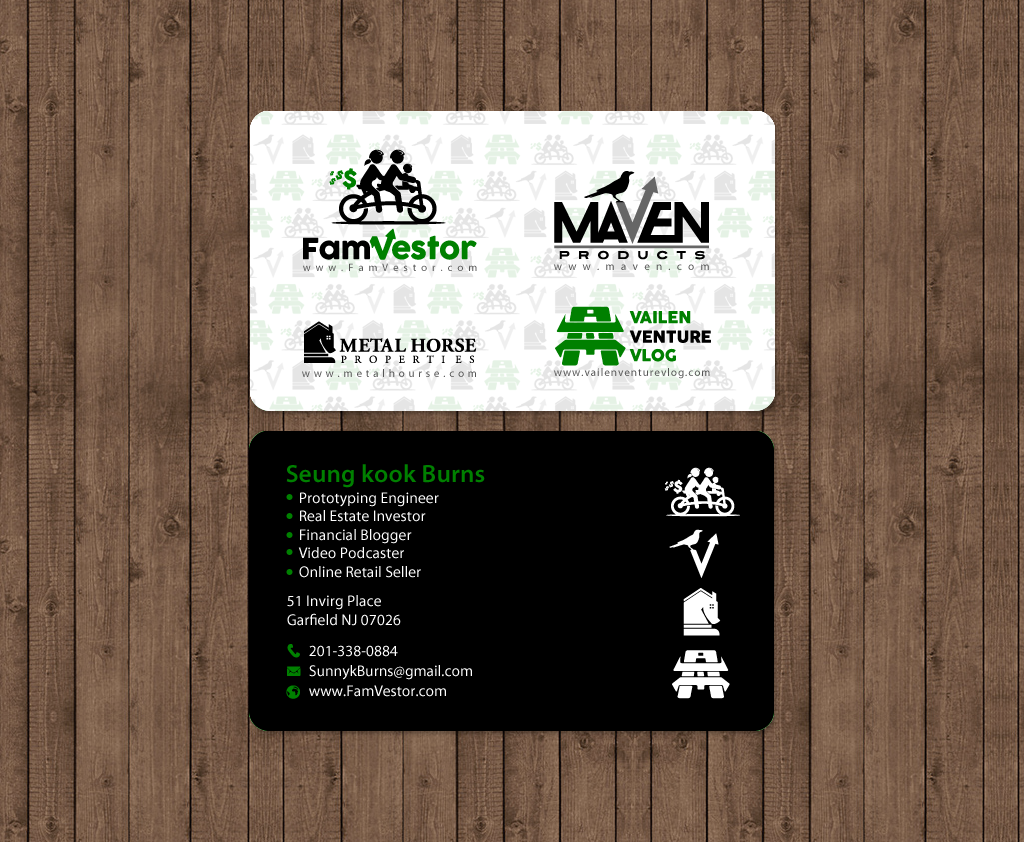 Business Card Design by chandrayaan.creative for FamVestor | Design #13661606