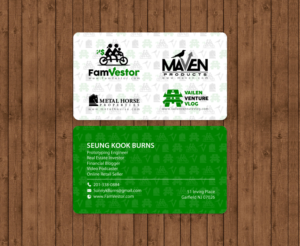 Business Card Design by chandrayaan.creative for FamVestor | Design: #13661610