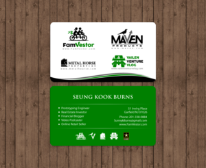Business Card Design by chandrayaan.creative for FamVestor | Design: #13661639
