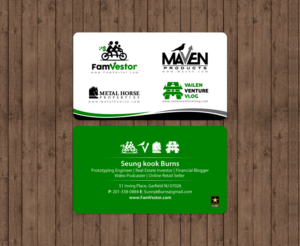 Business Card Design by chandrayaan.creative for FamVestor | Design: #13661640