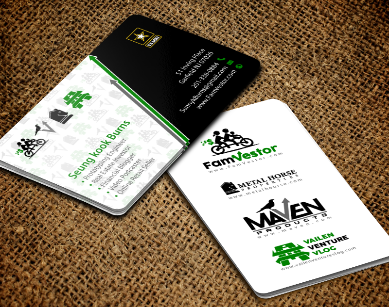 Business Card Design by chandrayaan.creative for FamVestor | Design #13661675