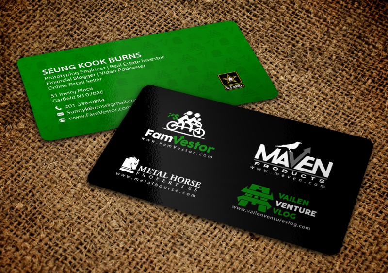 Business Card Design by chandrayaan.creative for FamVestor | Design #13661700