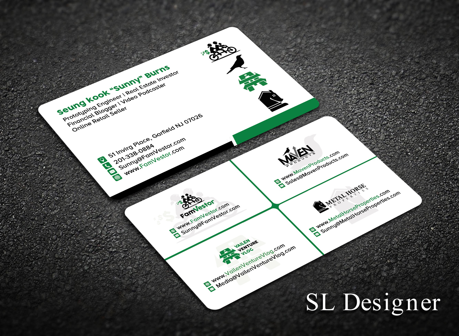 Business Card Design by SL Designer for FamVestor | Design #13669335