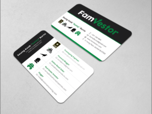 Business Card Design by Graphic Flame for FamVestor | Design: #13704899