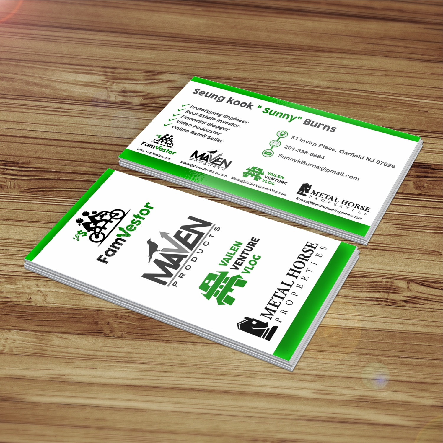 Business Card Design by fastdelivery2 for FamVestor | Design #13826144