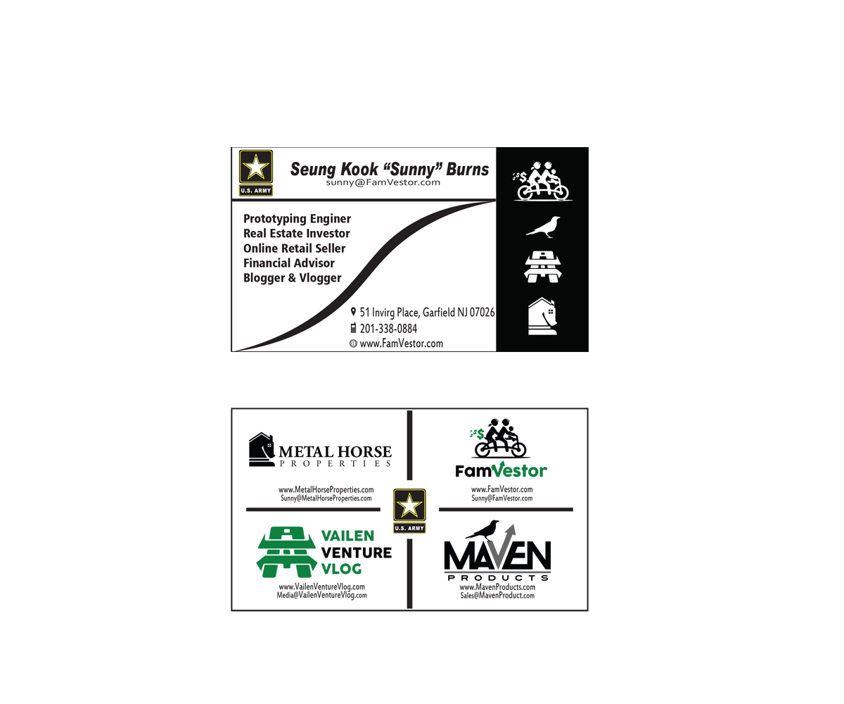 Business Card Design by t-fa for FamVestor | Design #13692355