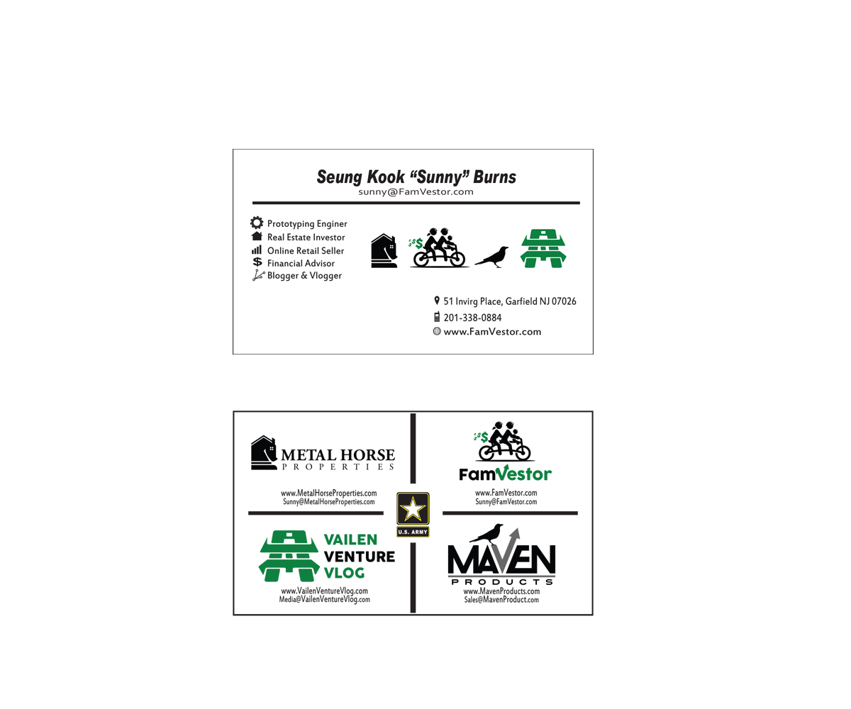 Business Card Design by t-fa for FamVestor | Design #13695757