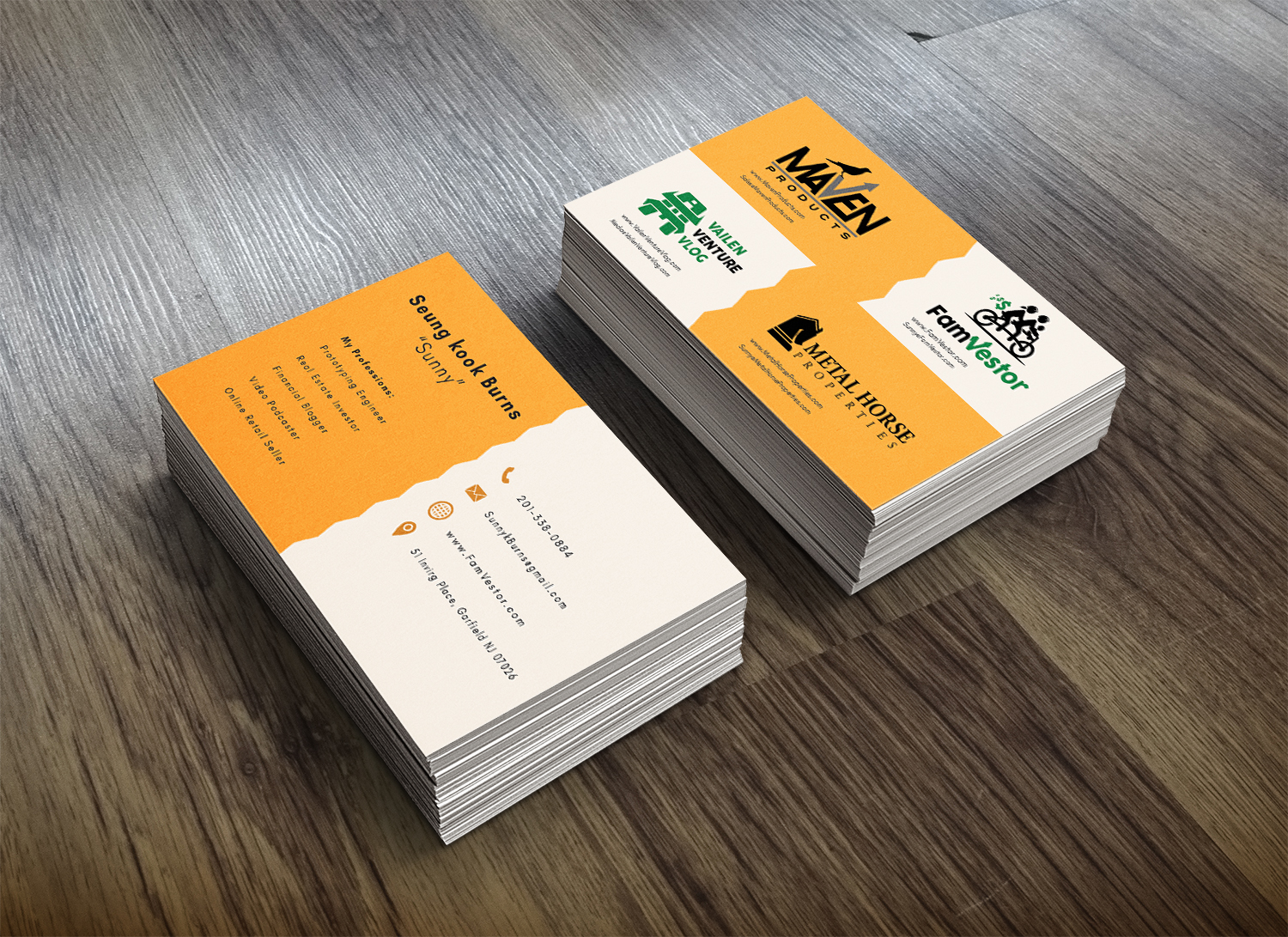Business Card Design by Busuioc Iulian for FamVestor | Design #13819102