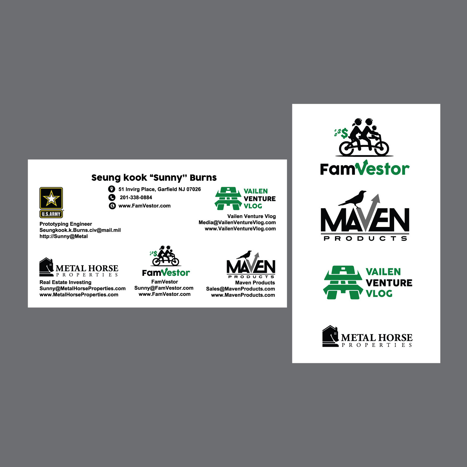 Business Card Design by 3S for FamVestor | Design #13806909