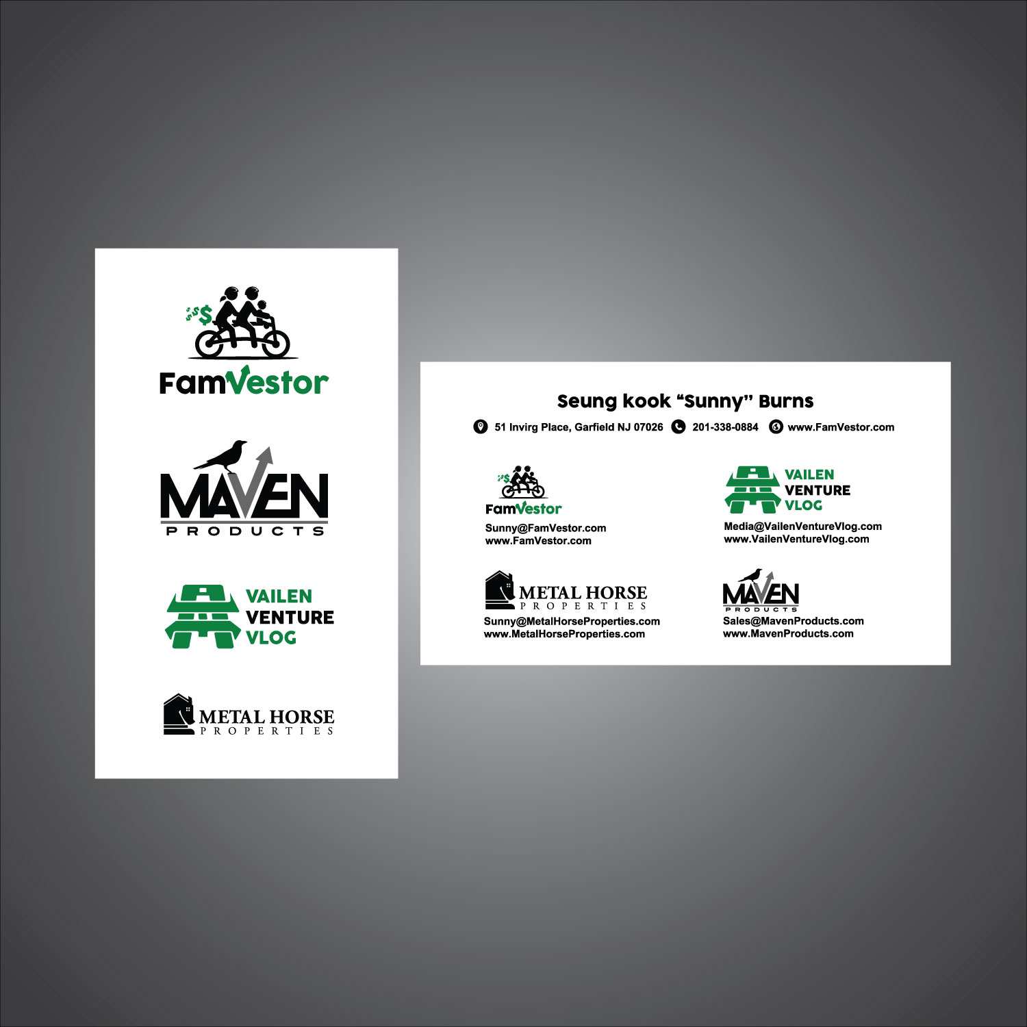 Business Card Design by 3S for FamVestor | Design #13838148