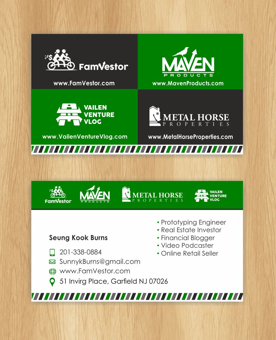 Design de Carte de Visite par IneseRo pour FamVestor | Design #13668762