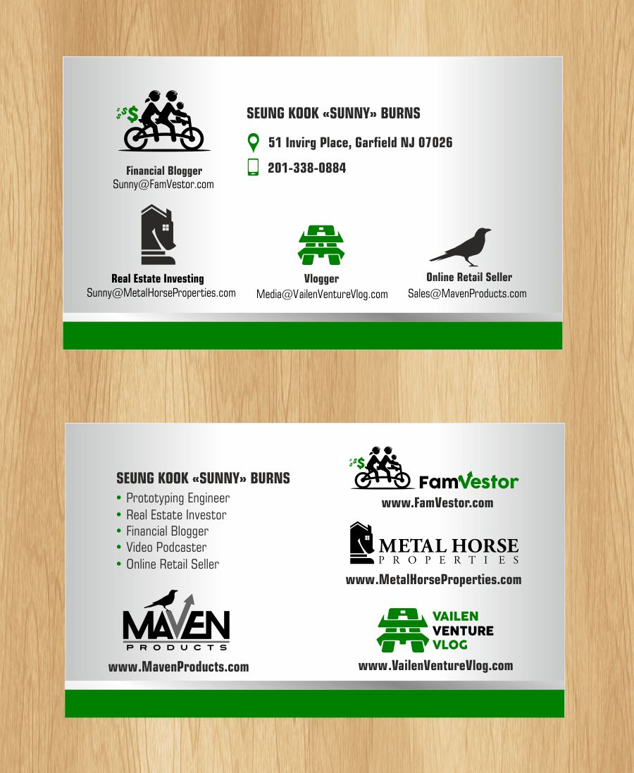 Business Card Design by IneseRo for FamVestor | Design #13678764