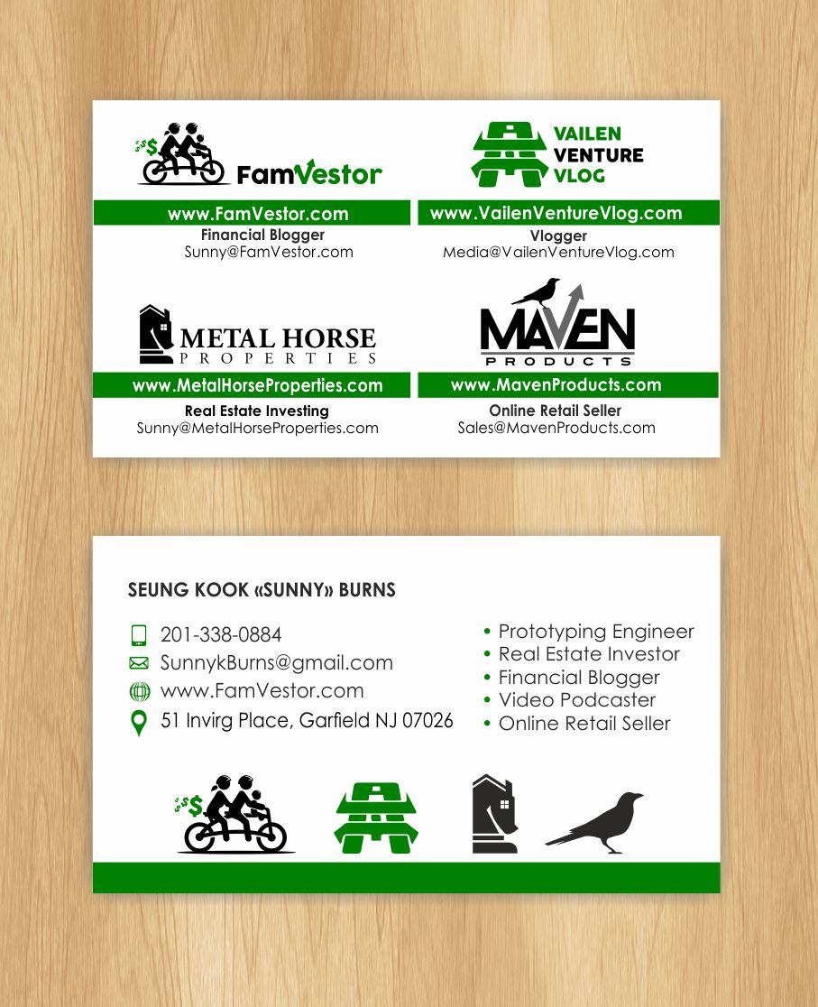 Visitenkarten-Design von IneseRo für FamVestor | Design #13678768