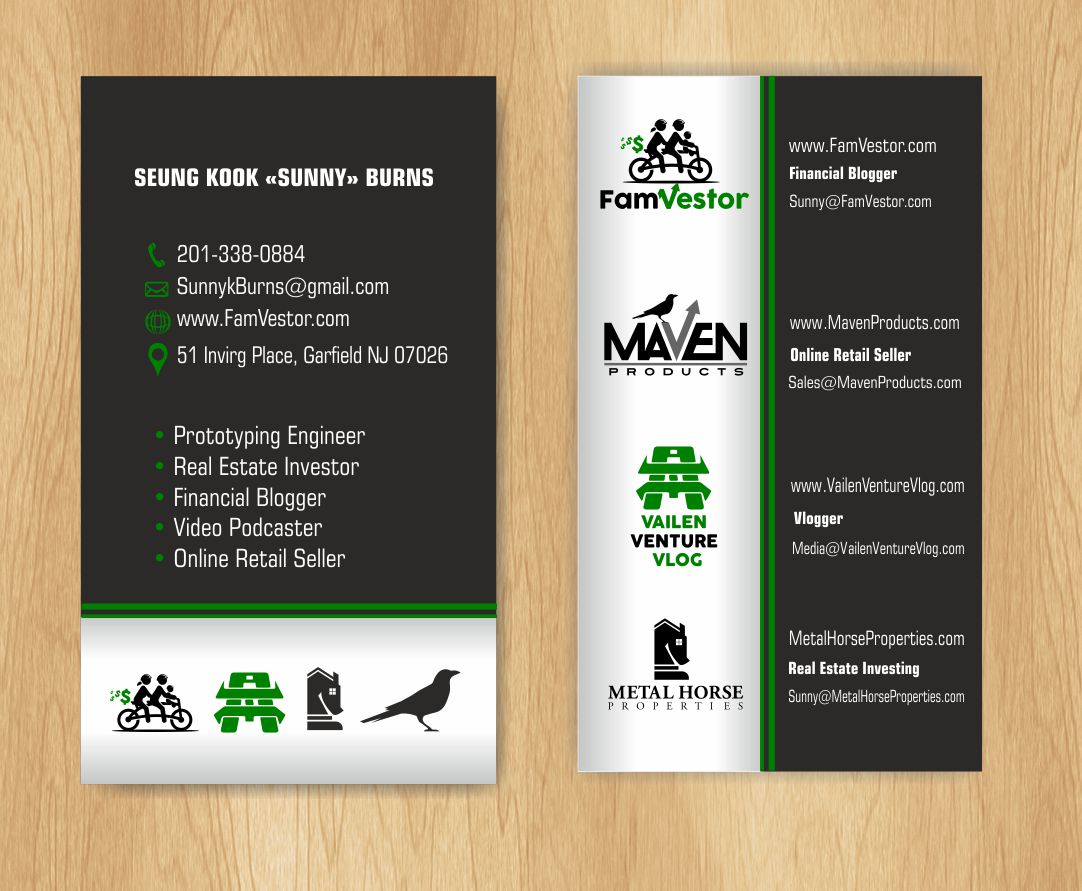 Business Card Design by IneseRo for FamVestor | Design #13678840