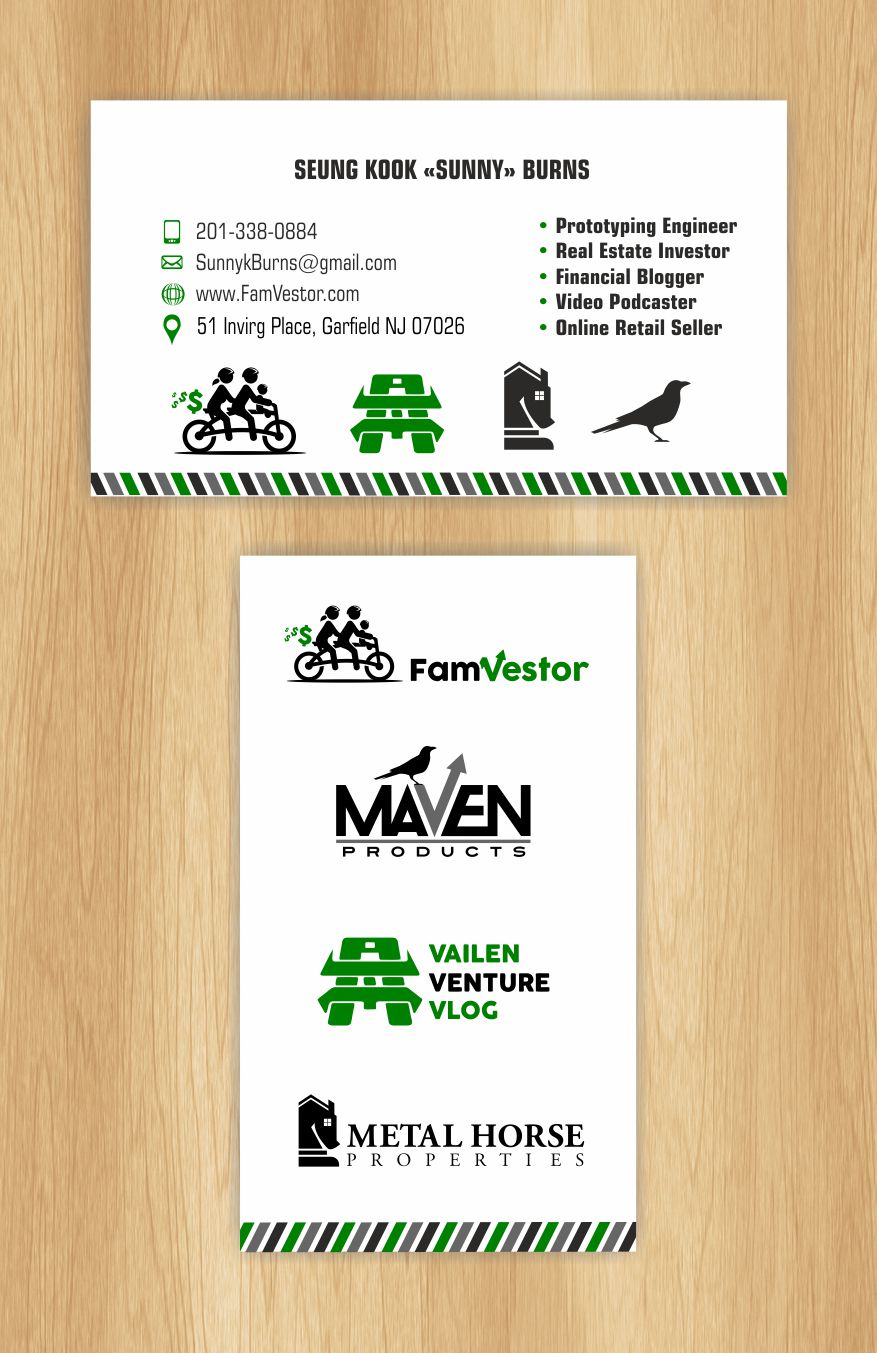 Business Card Design by IneseRo for FamVestor | Design #13690309