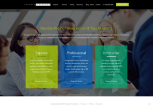 Web Design by pb for Thought Industries | Design: #13041319
