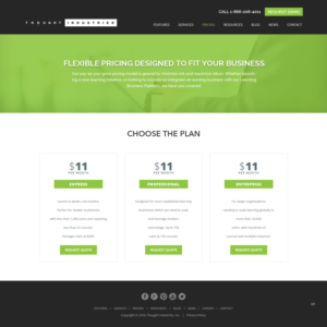 Web Design by pb for Thought Industries | Design: #13041476