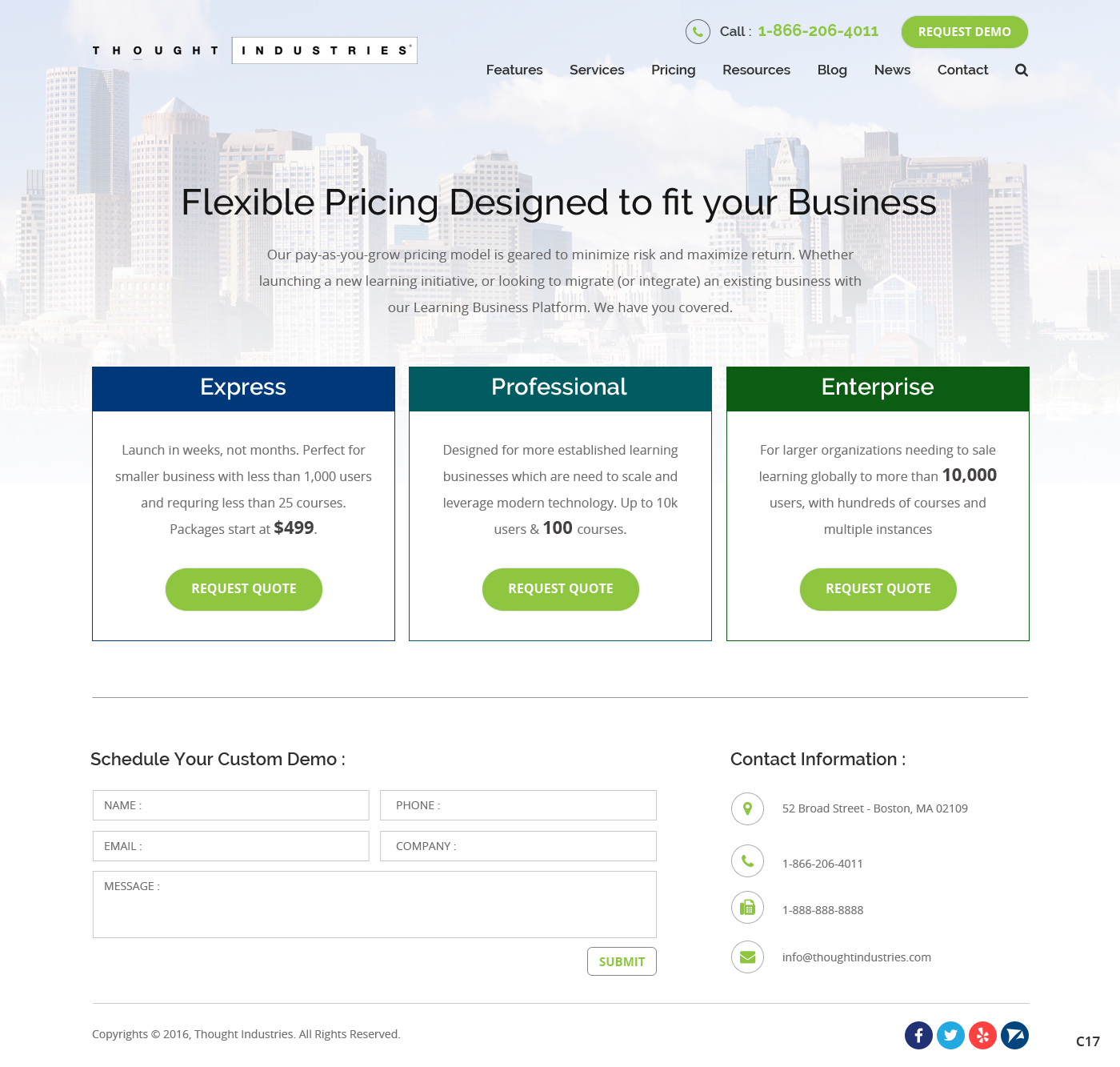 Web Design by pb for Thought Industries | Design #13041479