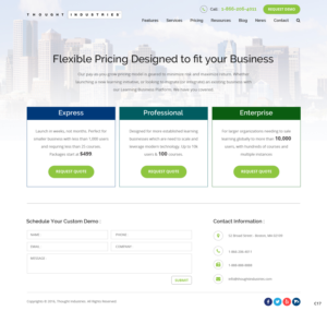 Web Design by pb for Thought Industries | Design: #13041479