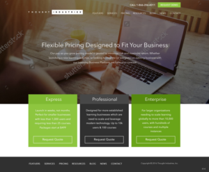 Web Design by pb for Thought Industries | Design: #13041494