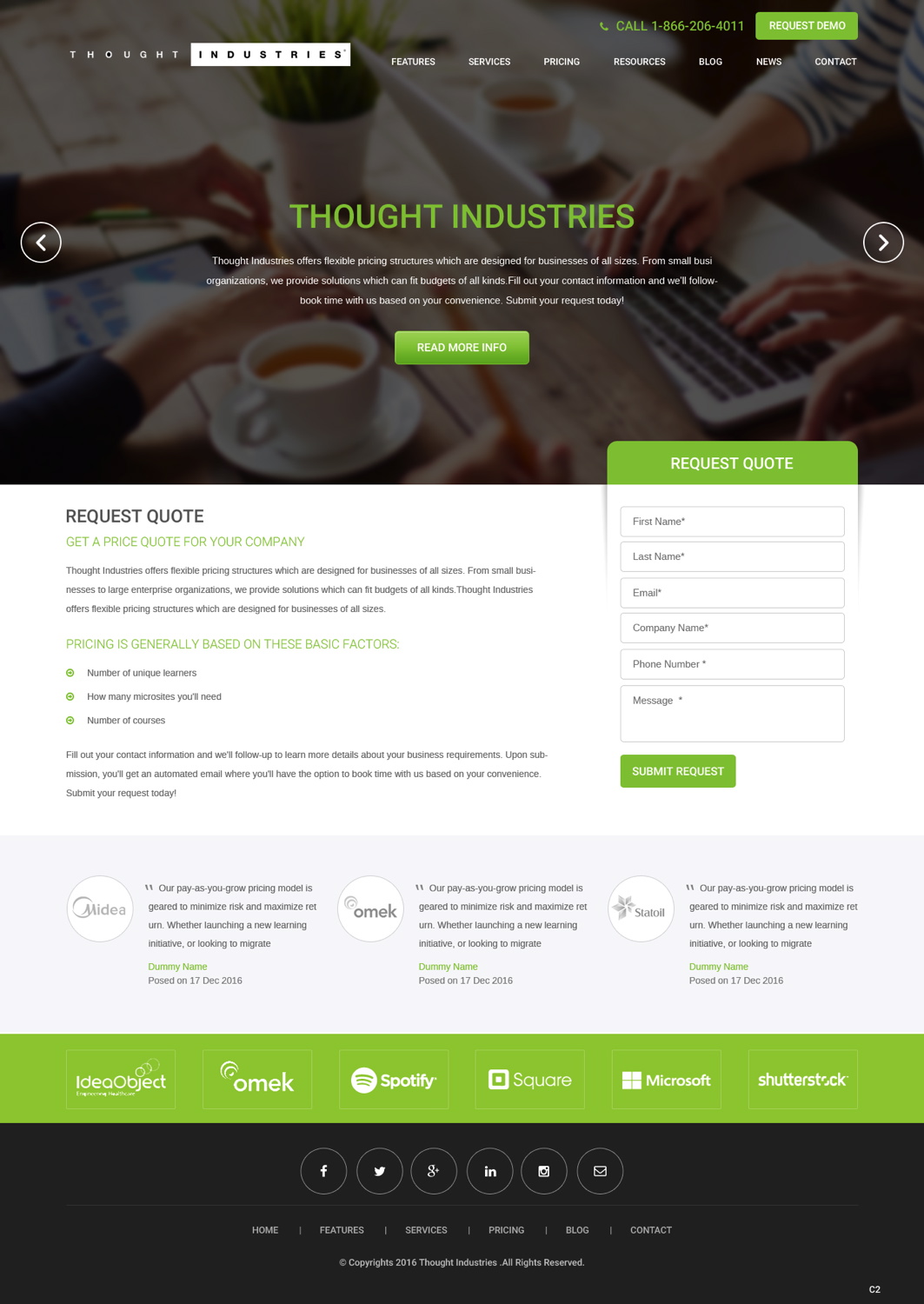 Diseño Web por pb para Thought Industries | Diseño #13041508