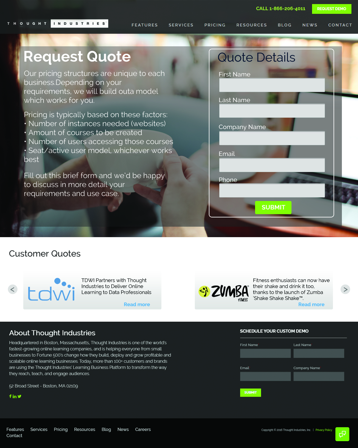 Web Design by mail.anask for Thought Industries | Design #13081256