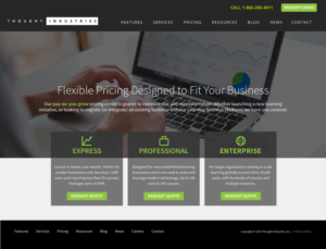 Web Design by Vitamin for Thought Industries | Design #13089829