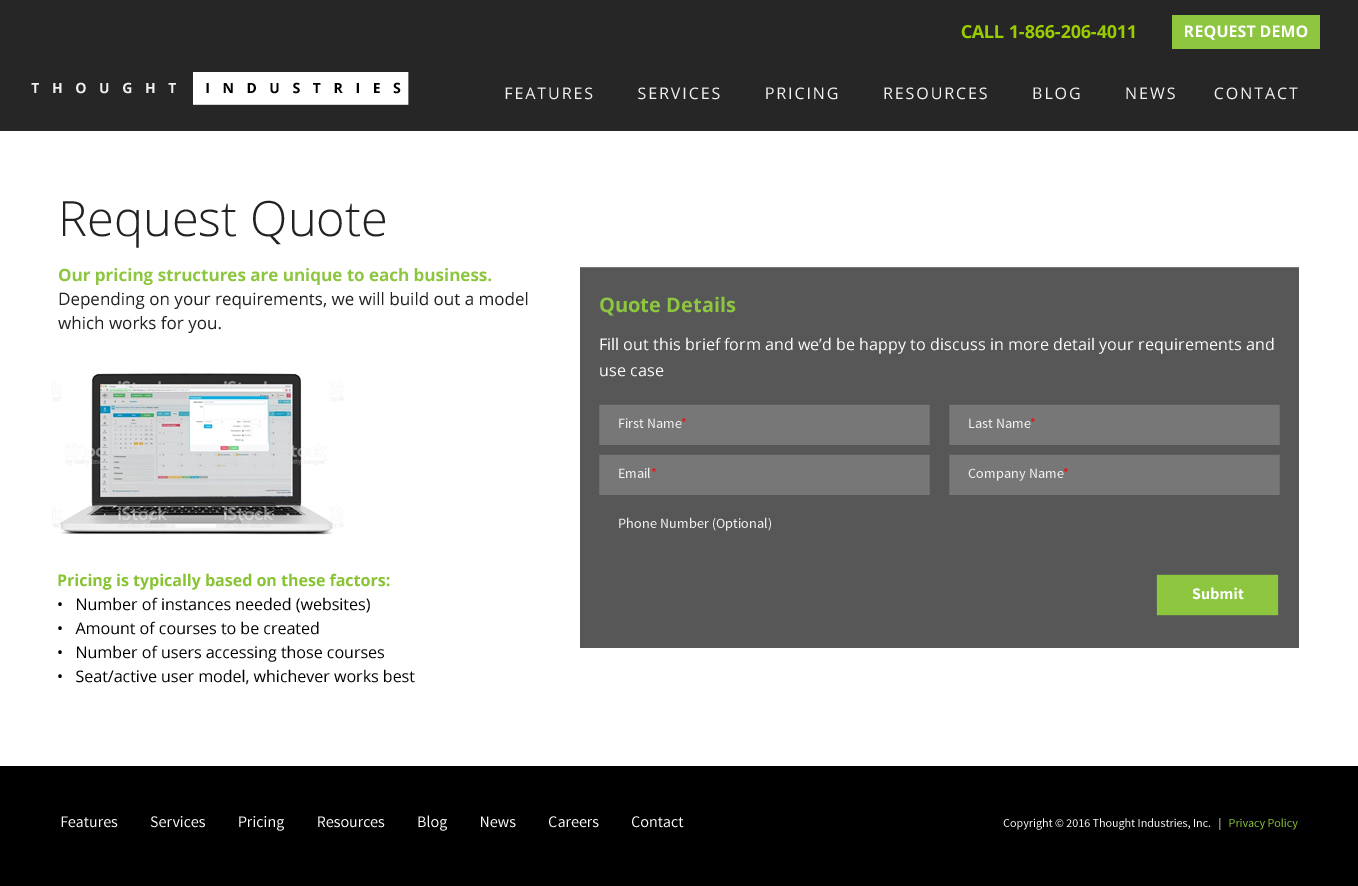 Web Design by Vitamin for Thought Industries | Design #13089852
