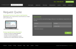 Web Design by Vitamin for Thought Industries | Design: #13089852
