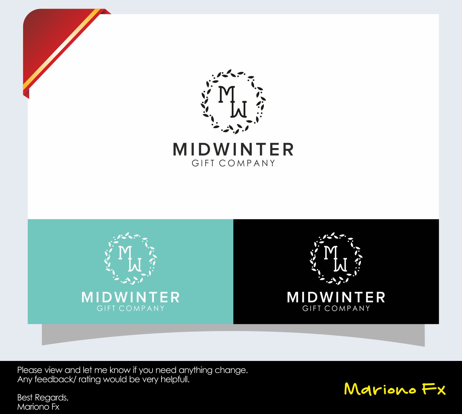 Design de Logo par Mariono Fx pour The Midwinter Gift Company | Design #13205543