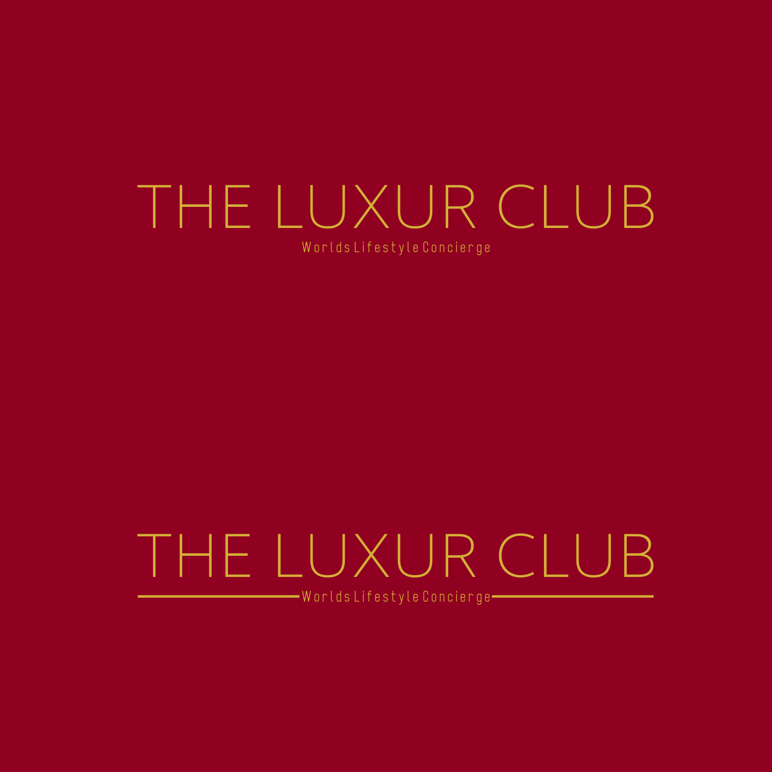 Logo-Design von Saef Saef für The Luxur Club | Design #13024519