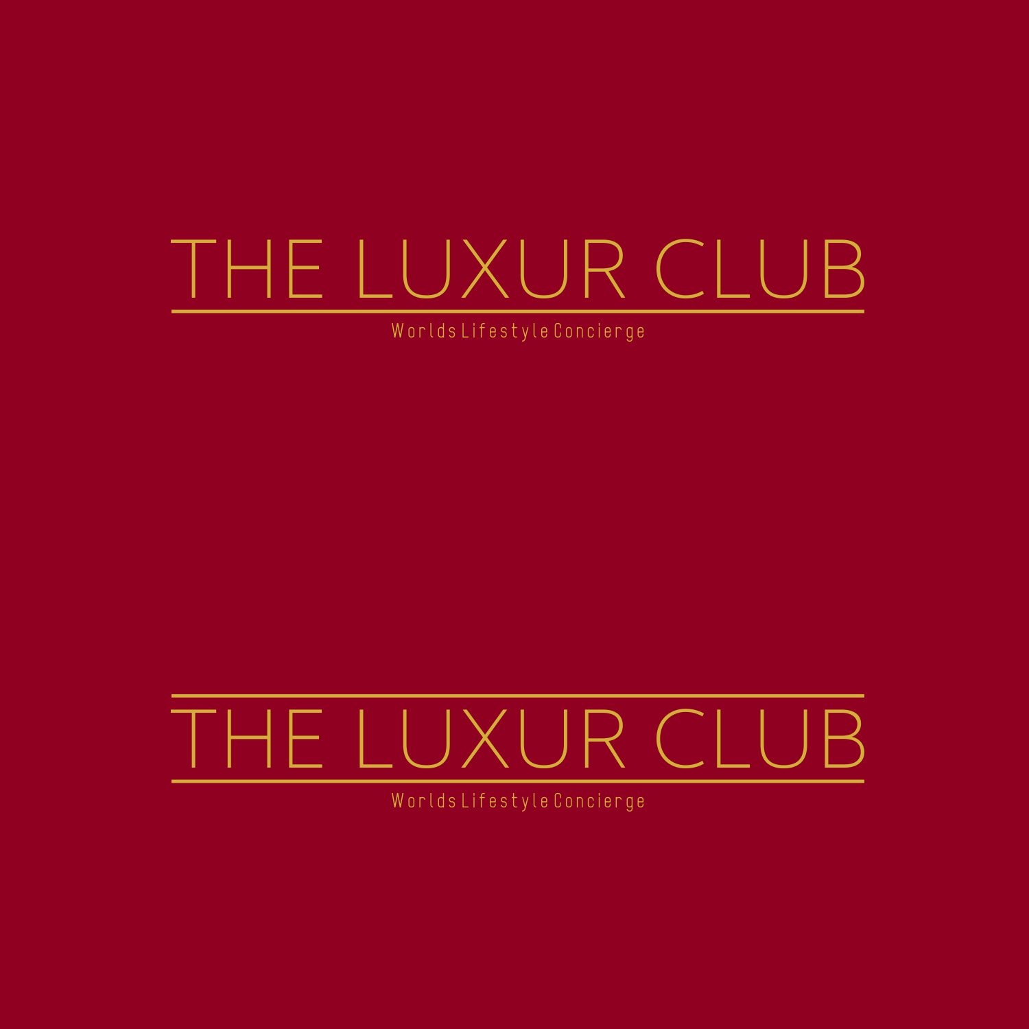 Logo-Design von Saef Saef für The Luxur Club | Design #13024525