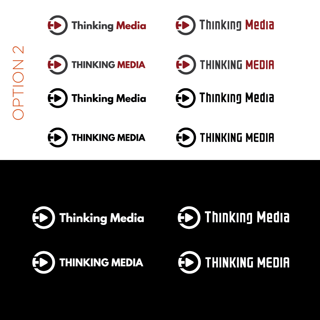 Logo Design by Verified artistry (Design garden) for thinking.media | Design #16635218