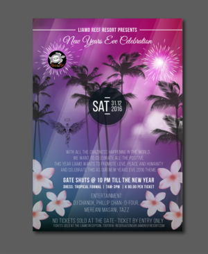 Diseño de Flyer por Alexandar para Liamo Reef Resort | Diseño: #13042618