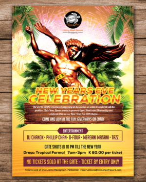 Diseño de Flyer por sun_design para Liamo Reef Resort | Diseño: #13041926