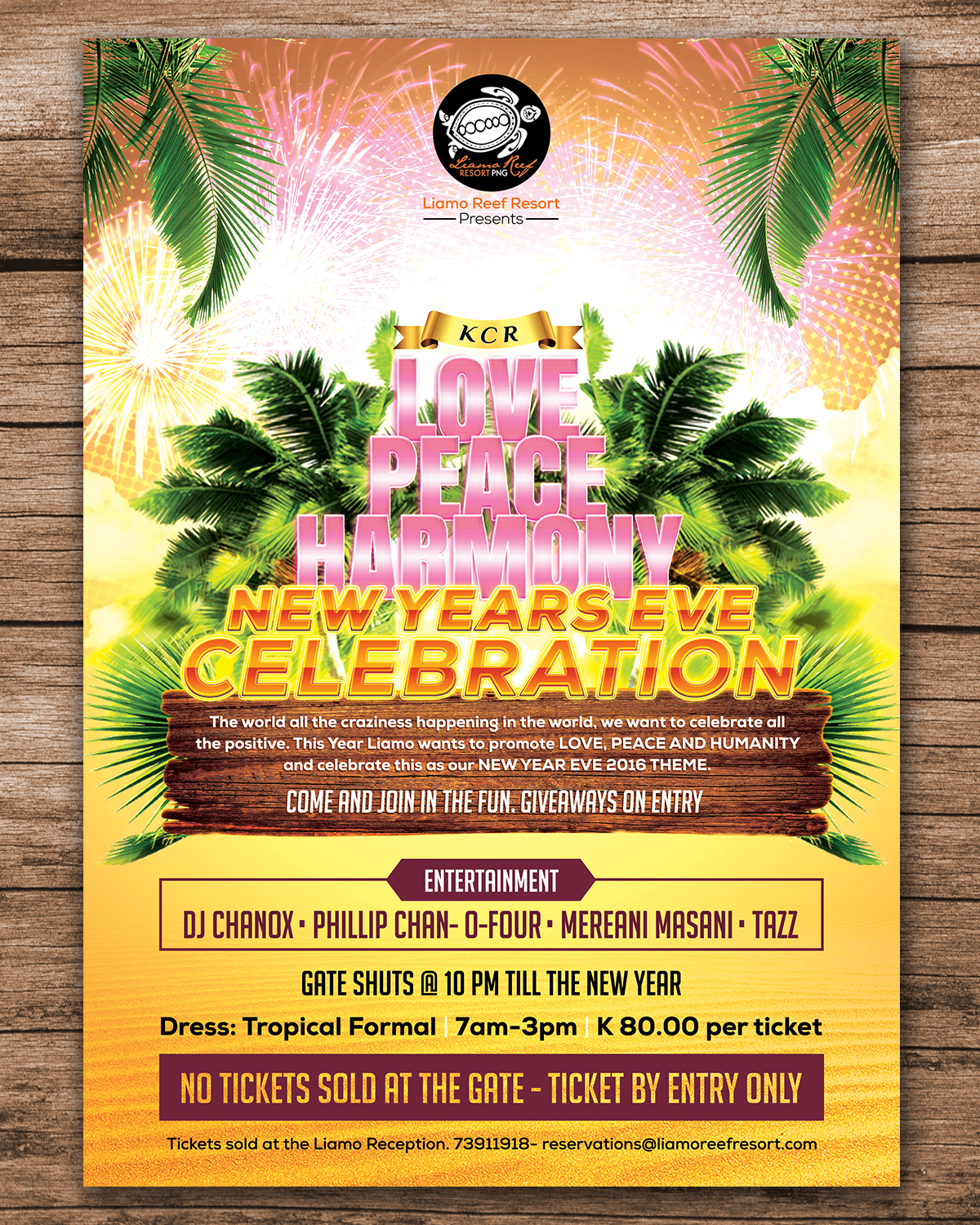Flyer-Design von sun_design für Liamo Reef Resort | Design #13064651