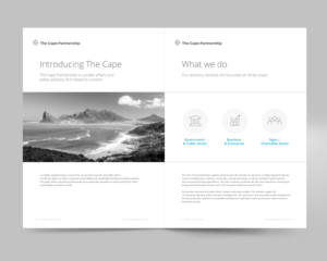 Brochure Design by  maria.design for The Cape Partnership | Design: #13088991