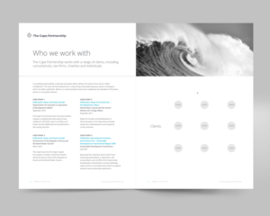 Brochure Design by  maria.design for The Cape Partnership | Design: #13088992