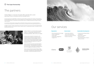 Brochure Design by  maria.design for The Cape Partnership | Design: #13301944